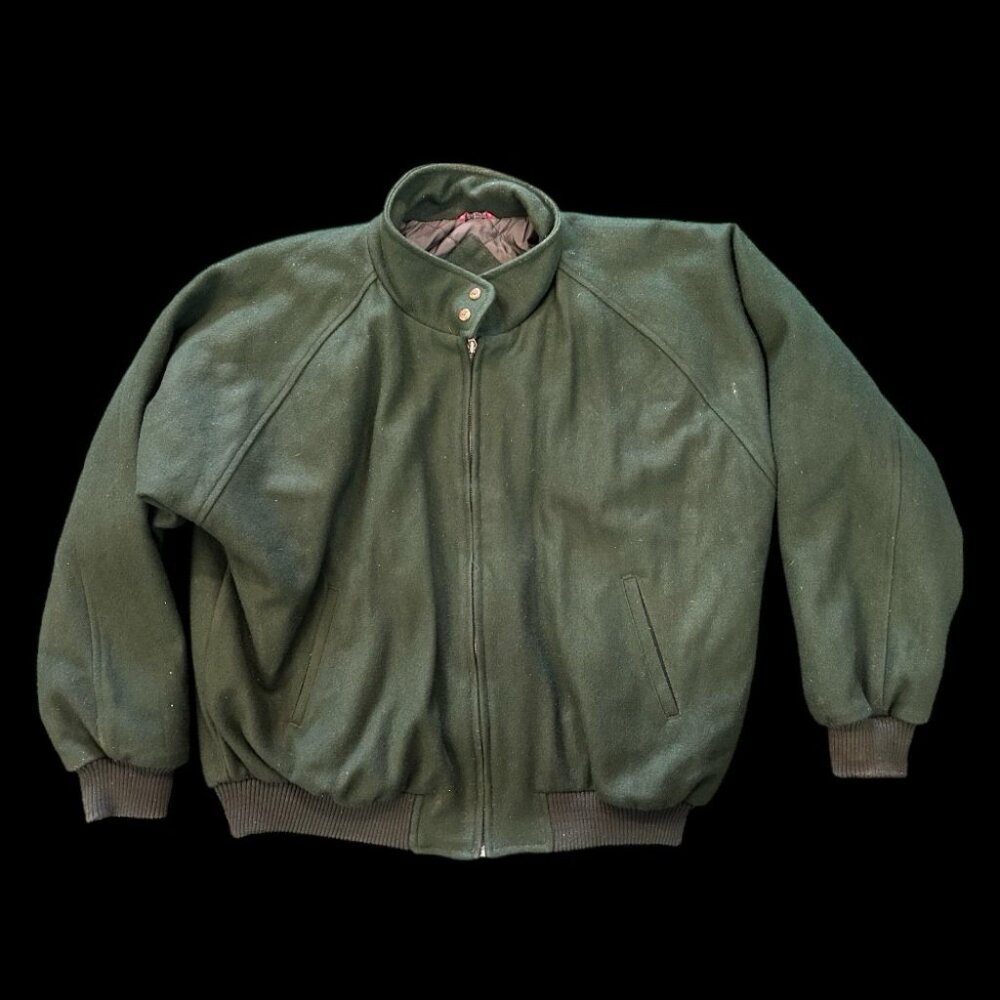 Bugle Boy Wool Coat XLARGE Vintage Retro 1990s Y2K